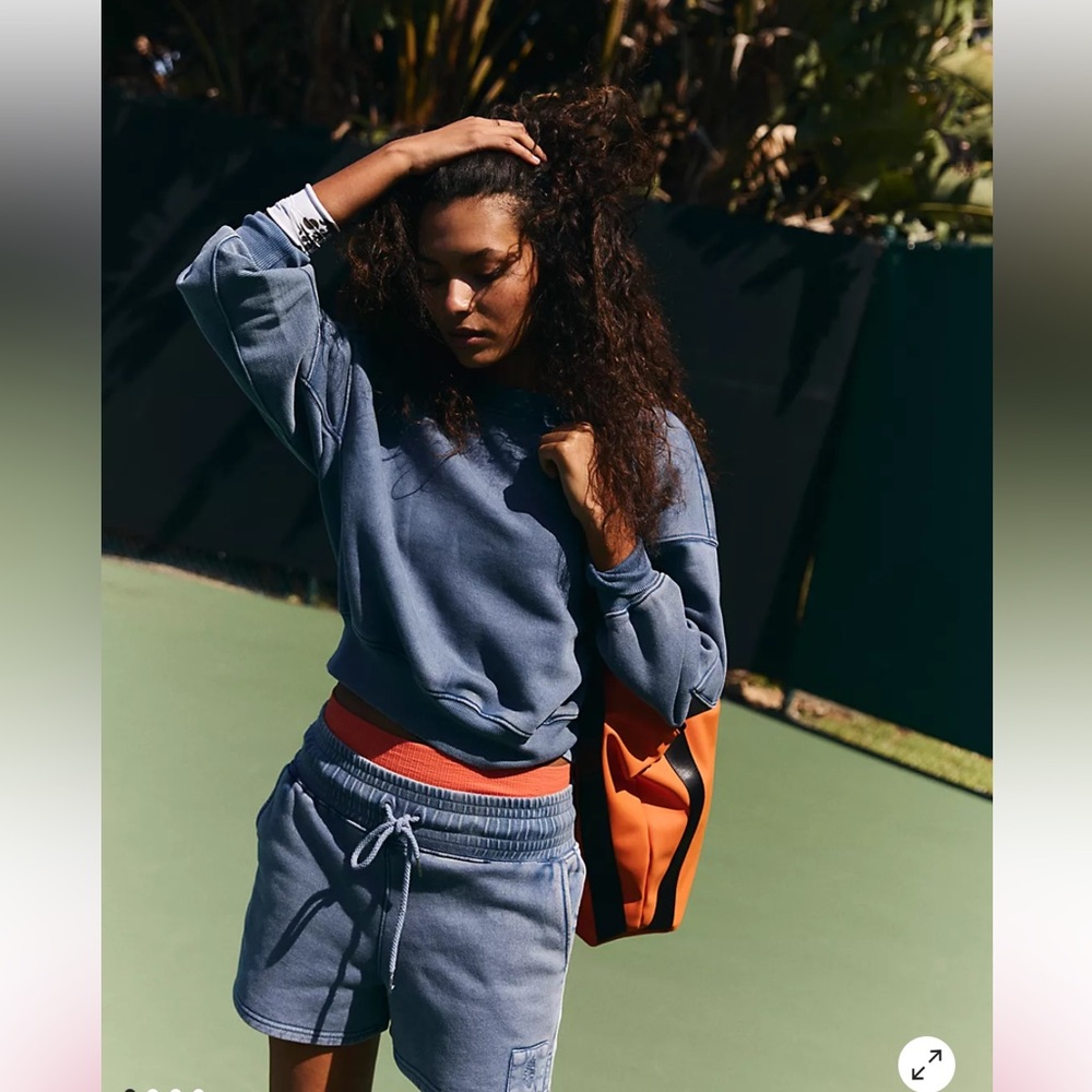 Free People Blue Sweater